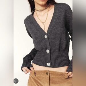 Ba&Sh Snug-Fitting Tanda Cardigan